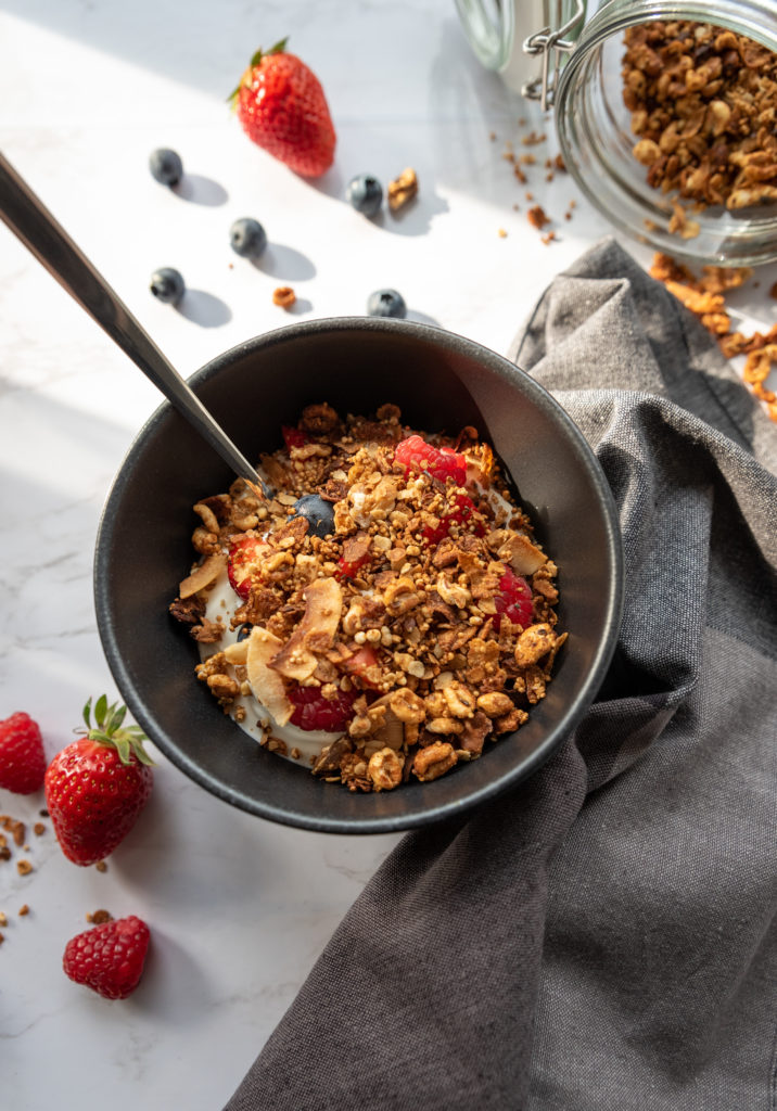 Selbstgemachtes Granola - Aufgabeln